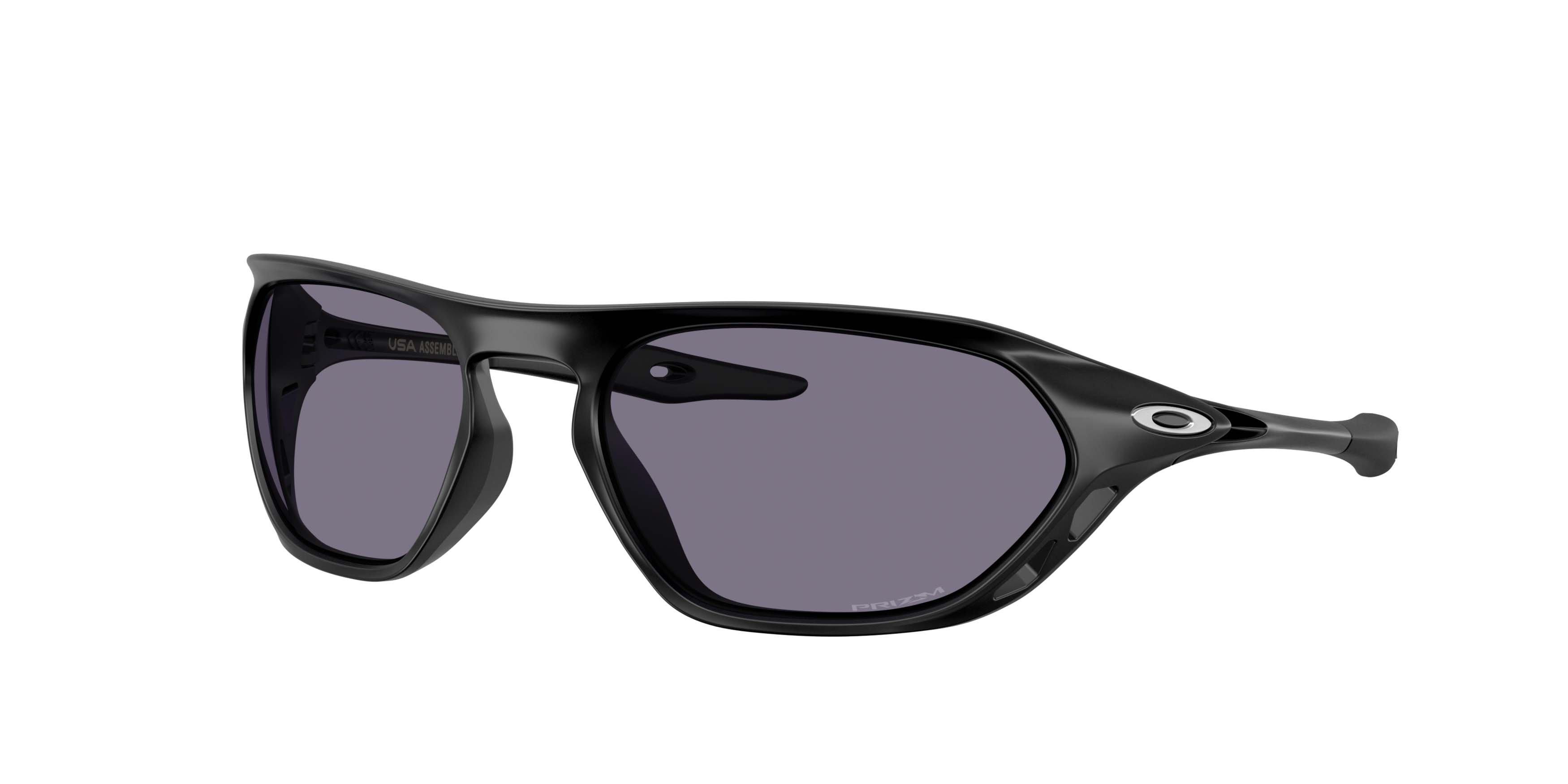 Oakley Cage Jacket Prizm Grey Sunglasses - Matte Black - BLACK/GREY
